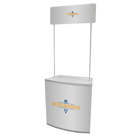 Promotiontheke | B 80,5 cm x H 219,5 cm x T 45 cm | bedruckt