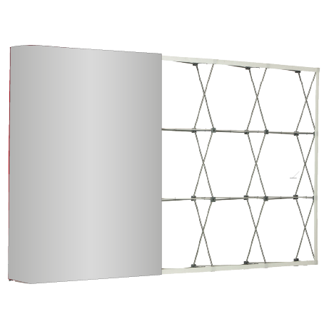 Textilfaltwand | 4 x 3 Felder gerade | einseitig bedruckt