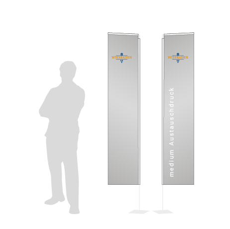 Beachflag Rechteck